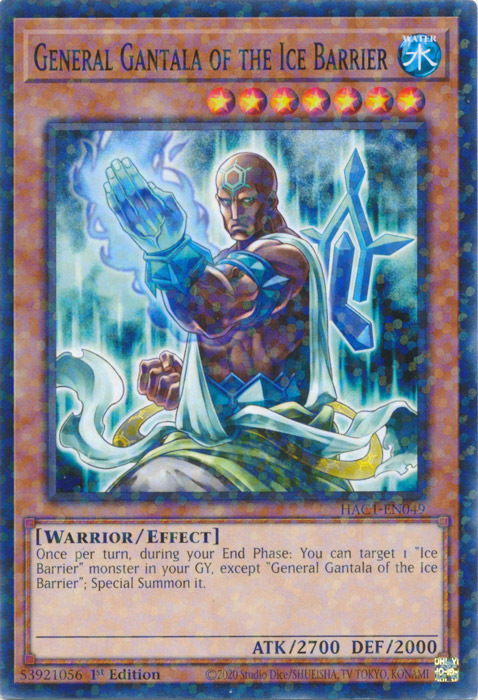 General Gantala of the Ice Barrier (Duel Terminal) [HAC1-EN049] Common | Fandemonia Ltd