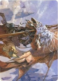Sea Gate Banneret Art Card [Zendikar Rising Art Series] | Fandemonia Ltd