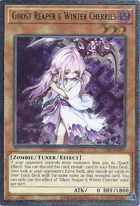 Ghost Reaper & Winter Cherries [OP20-EN001] Ultimate Rare | Fandemonia Ltd