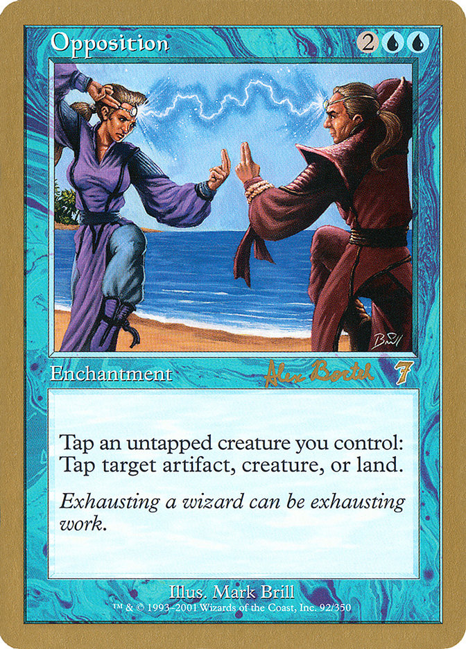 Opposition (Alex Borteh) [World Championship Decks 2001] | Fandemonia Ltd