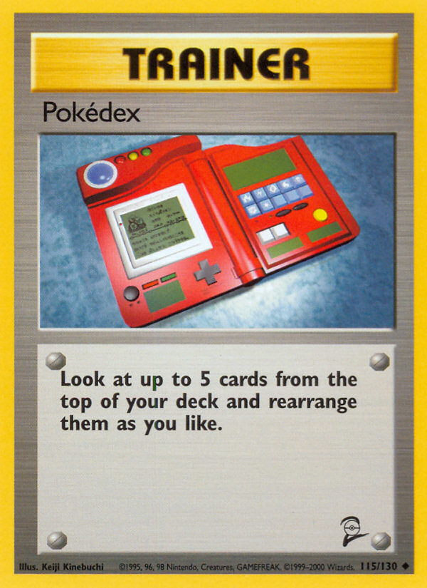 Pokedex (115/130) [Base Set 2] | Fandemonia Ltd