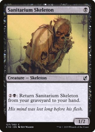 Sanitarium Skeleton [Commander 2019] | Fandemonia Ltd