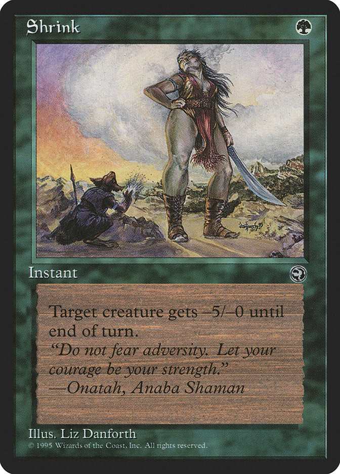 Shrink (Onatah Flavor Text) [Homelands] | Fandemonia Ltd