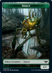 Insect // Boar Double-sided Token [Innistrad: Crimson Vow Tokens] | Fandemonia Ltd