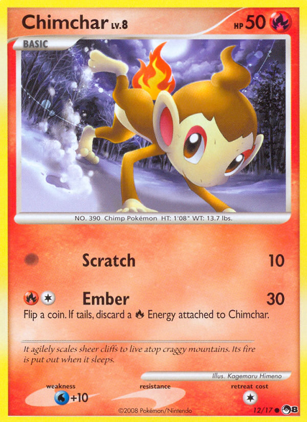 Chimchar (12/17) [POP Series 8] | Fandemonia Ltd