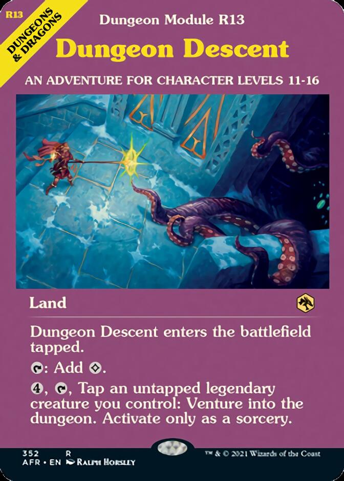 Dungeon Descent (Dungeon Module) [Dungeons & Dragons: Adventures in the Forgotten Realms] | Fandemonia Ltd