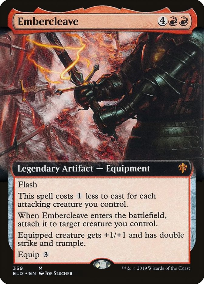Embercleave (Extended Art) [Throne of Eldraine] | Fandemonia Ltd