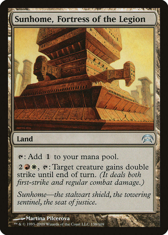 Sunhome, Fortress of the Legion [Planechase] | Fandemonia Ltd