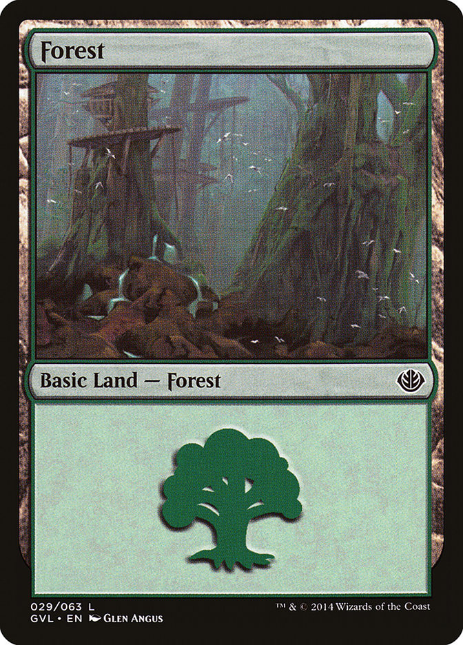 Forest (29) (Garruk vs. Liliana) [Duel Decks Anthology] | Fandemonia Ltd