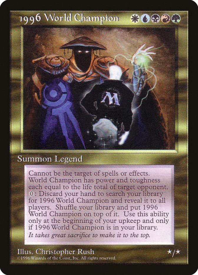 1996 World Champion [Celebration Cards] | Fandemonia Ltd