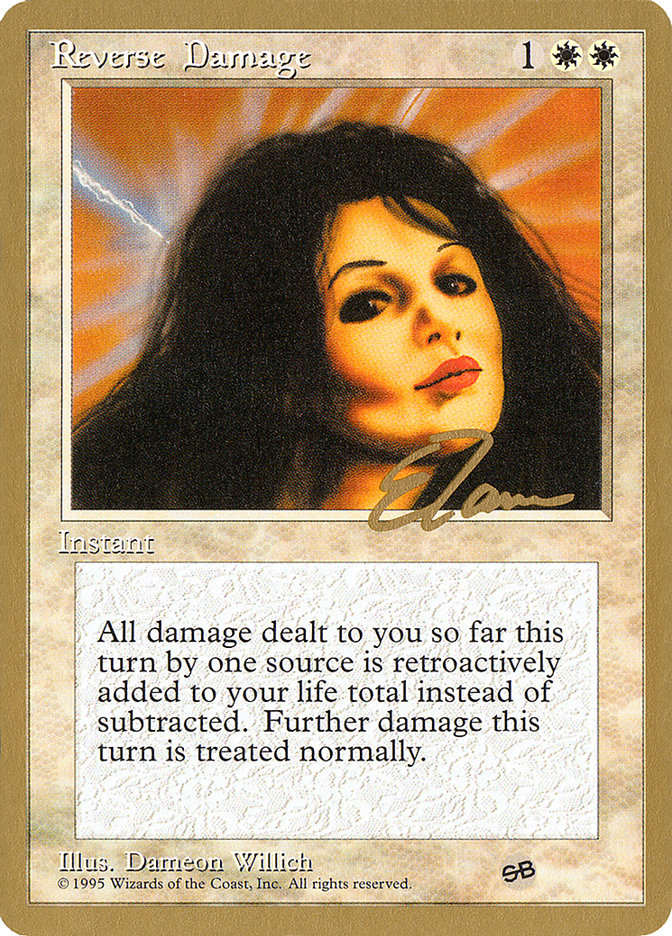 Reverse Damage (Eric Tam) (SB) [Pro Tour Collector Set] | Fandemonia Ltd