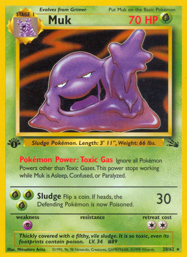 Muk (28/62) [Fossil 1st Edition] | Fandemonia Ltd