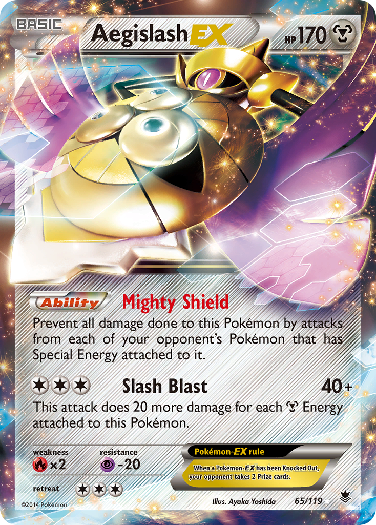 Aegislash EX (65/119) [XY: Phantom Forces] | Fandemonia Ltd