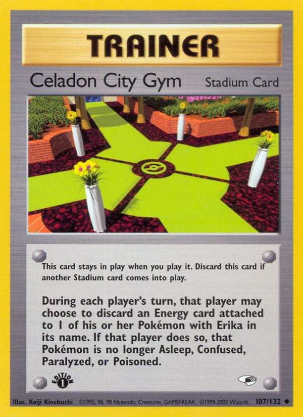 Celadon City Gym (107/132) [Gym Heroes 1st Edition] | Fandemonia Ltd