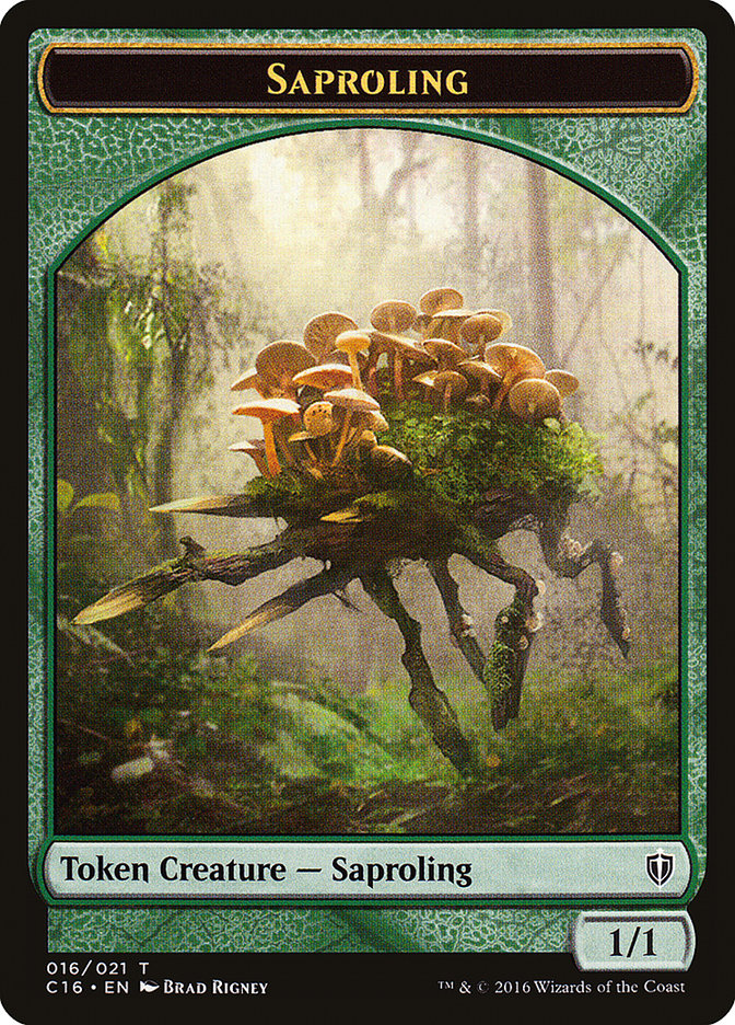 Saproling (016/021) [Commander 2016 Tokens] | Fandemonia Ltd