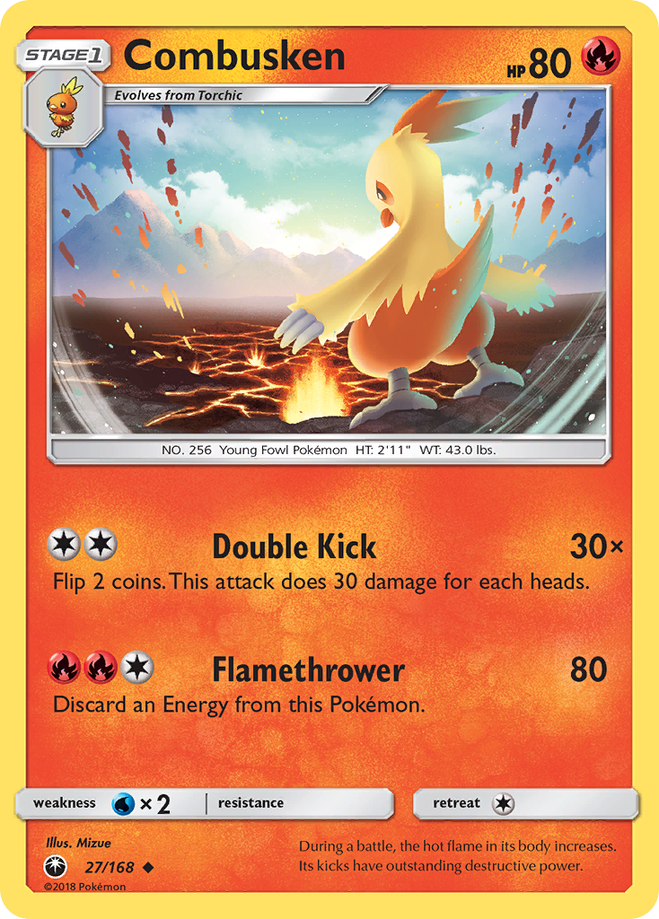 Combusken (27/168) [Sun & Moon: Celestial Storm] | Fandemonia Ltd