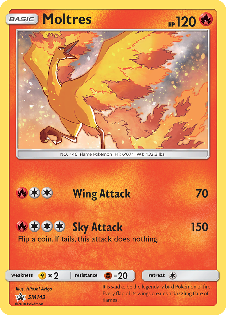 Moltres (SM143) [Sun & Moon: Black Star Promos] | Fandemonia Ltd