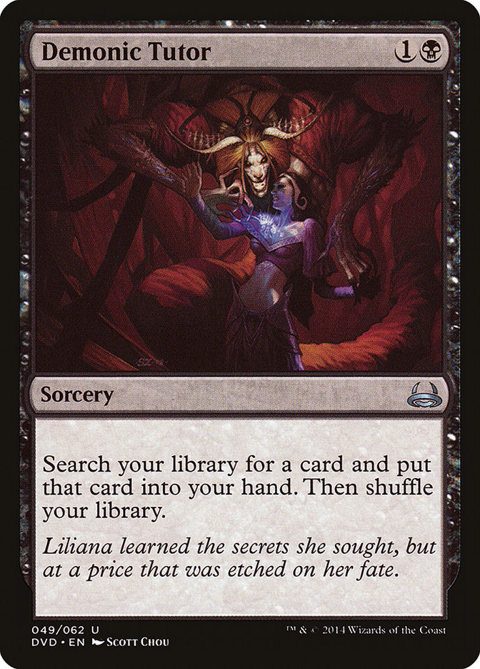 Demonic Tutor (Divine vs. Demonic) [Duel Decks Anthology] | Fandemonia Ltd