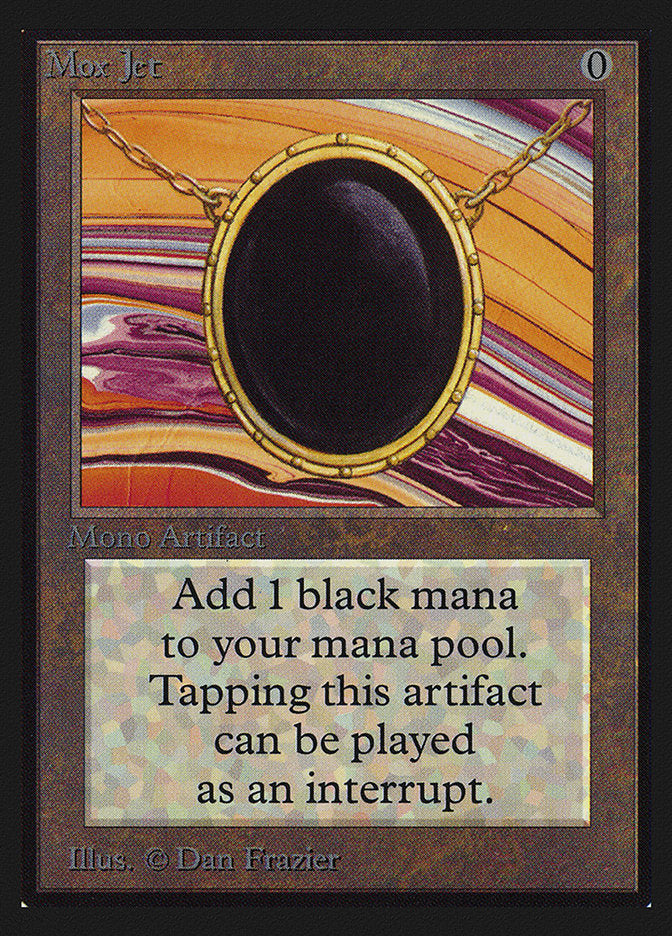 Mox Jet (Black Stone) [International Collectors’ Edition] | Fandemonia Ltd