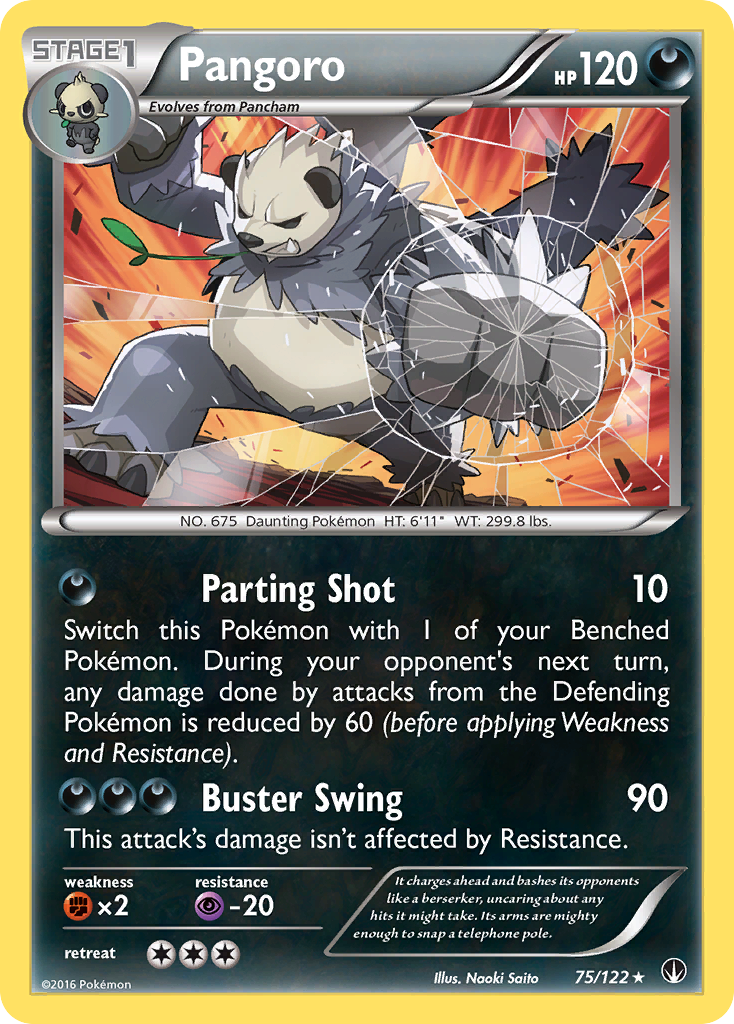 Pangoro (75/122) [XY: BREAKpoint] | Fandemonia Ltd