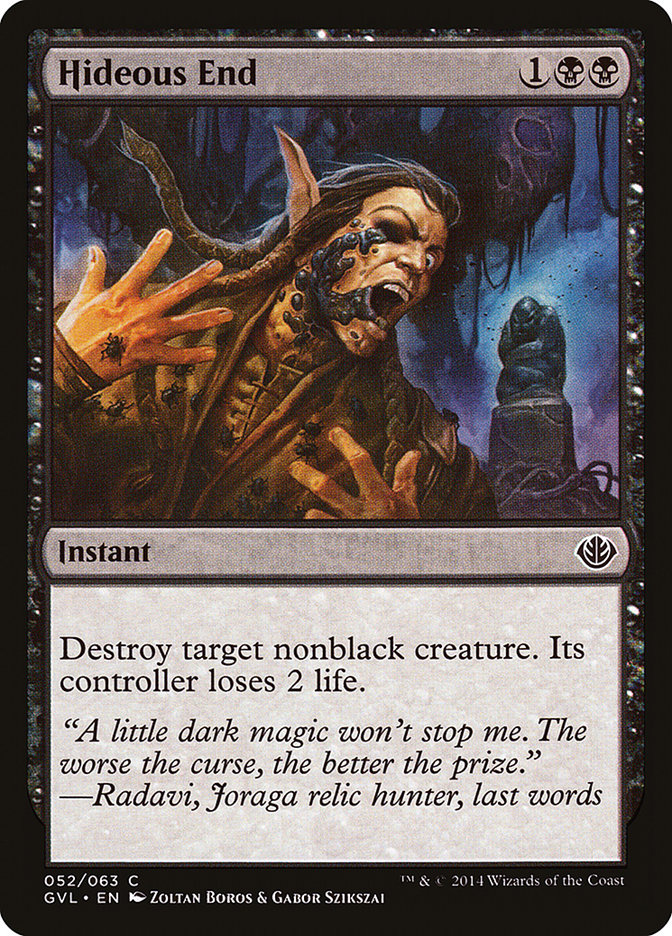 Hideous End (Garruk vs. Liliana) [Duel Decks Anthology] | Fandemonia Ltd