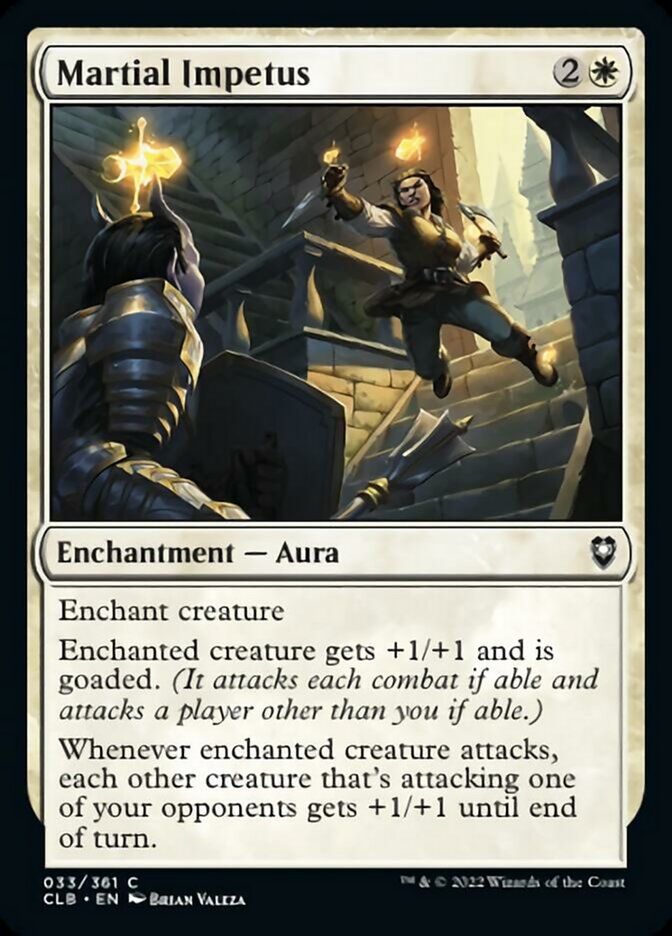 Martial Impetus [Commander Legends: Battle for Baldur's Gate] | Fandemonia Ltd