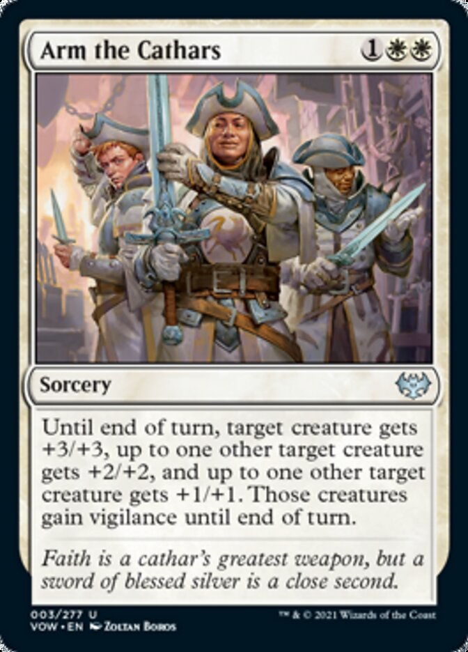 Arm the Cathars [Innistrad: Crimson Vow] | Fandemonia Ltd