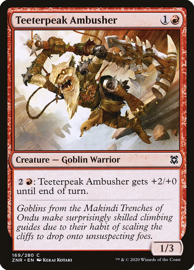 Teeterpeak Ambusher [Zendikar Rising] | Fandemonia Ltd