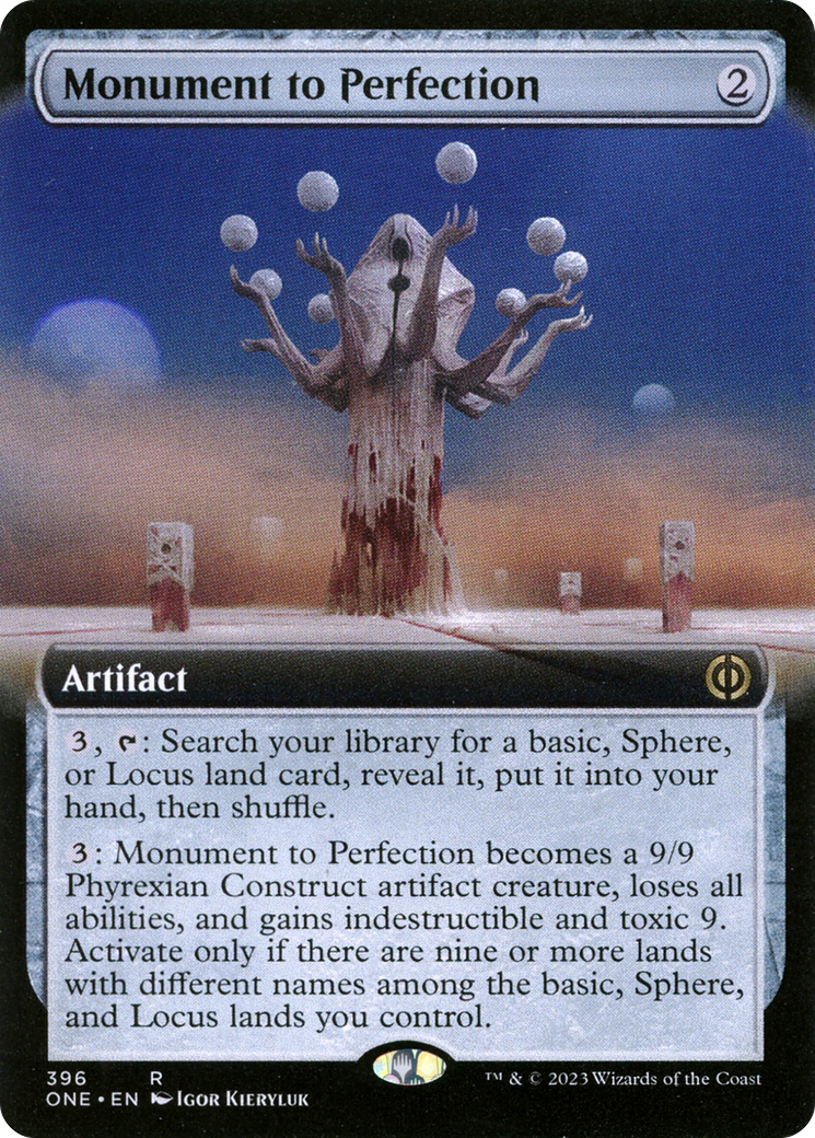 Monument to Perfection (Extended Art) [Phyrexia: All Will Be One] | Fandemonia Ltd