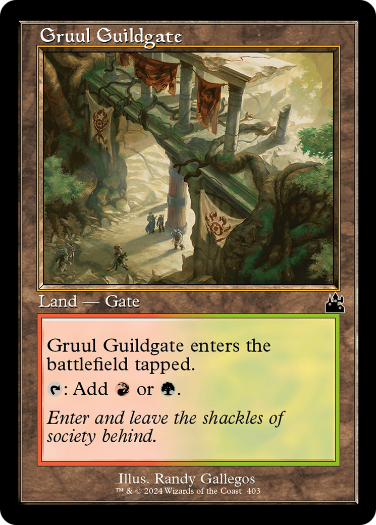Gruul Guildgate (Retro Frame) [Ravnica Remastered] | Fandemonia Ltd
