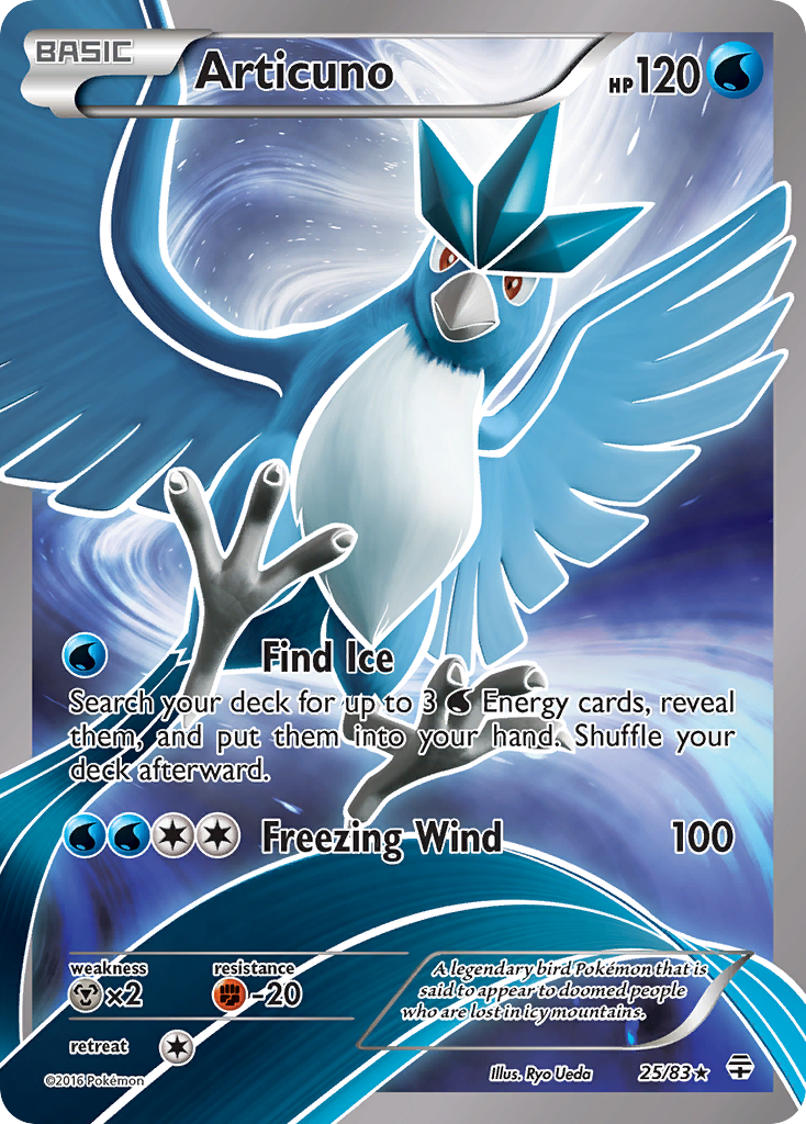 Articuno (25/83) [XY: Generations] | Fandemonia Ltd