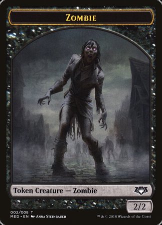 Zombie Token [Mythic Edition Tokens] | Fandemonia Ltd