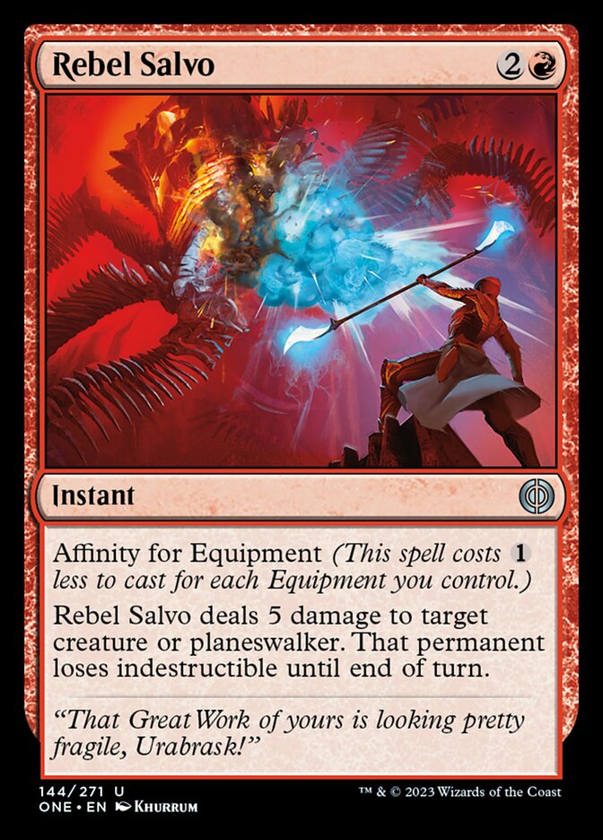 Rebel Salvo [Phyrexia: All Will Be One] | Fandemonia Ltd