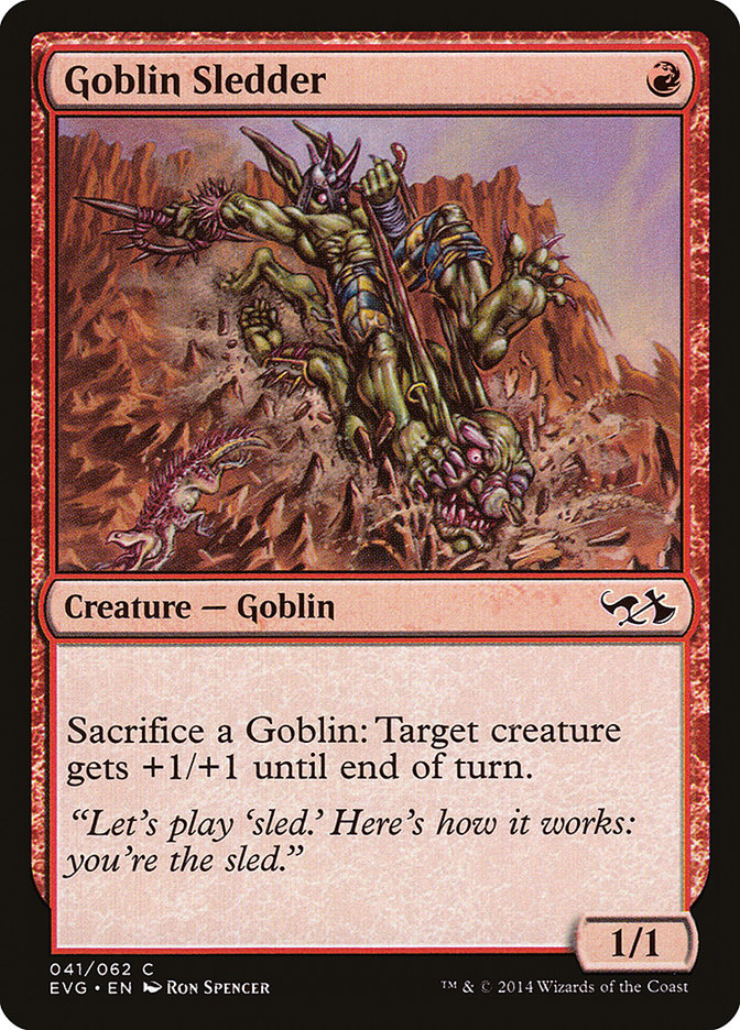Goblin Sledder (Elves vs. Goblins) [Duel Decks Anthology] | Fandemonia Ltd