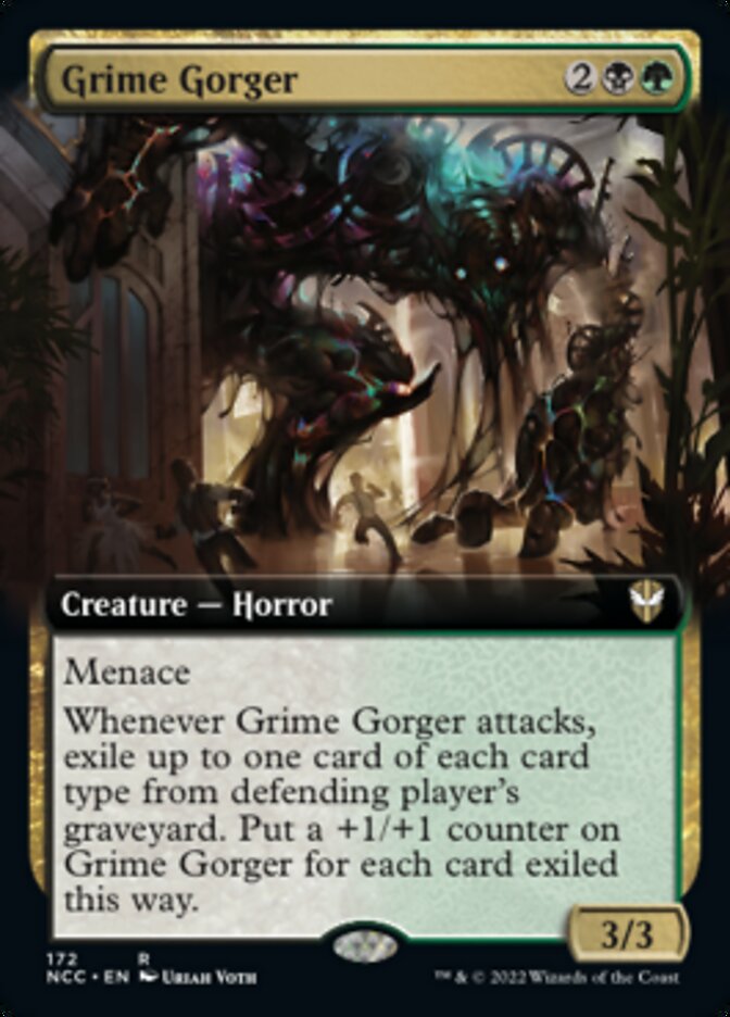 Grime Gorger (Extended Art) [Streets of New Capenna Commander] | Fandemonia Ltd