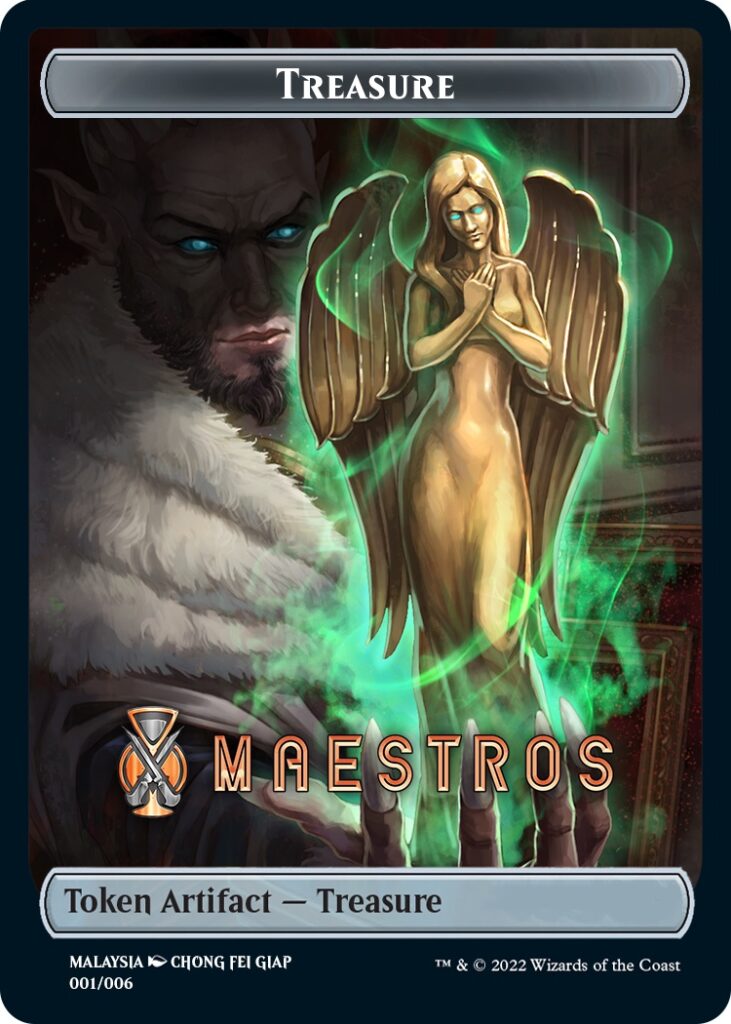 Treasure Token (Maestros) (Southeast Asia Artists) [Streets of New Capenna Tokens] | Fandemonia Ltd