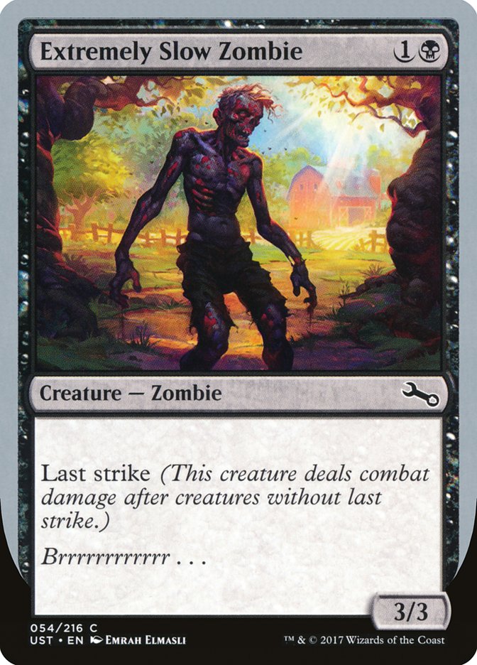 Extremely Slow Zombie ("Brrrrrrrrrrrr...") [Unstable] | Fandemonia Ltd
