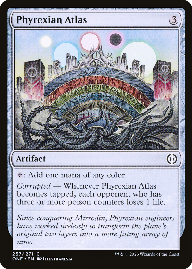 Phyrexian Atlas [Phyrexia: All Will Be One] | Fandemonia Ltd