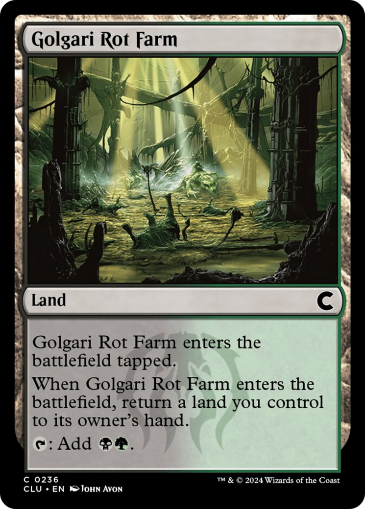 Golgari Rot Farm [Ravnica: Clue Edition] | Fandemonia Ltd