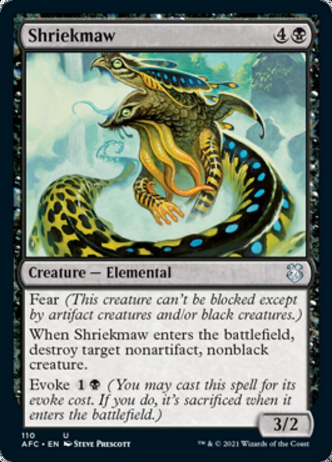 Shriekmaw [Dungeons & Dragons: Adventures in the Forgotten Realms Commander] | Fandemonia Ltd