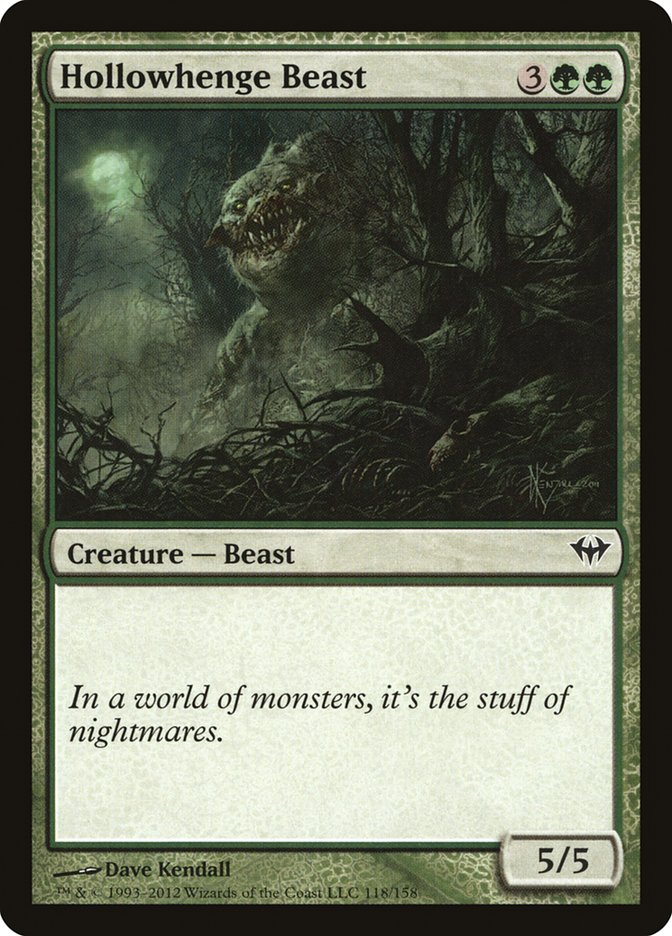 Hollowhenge Beast [Dark Ascension] | Fandemonia Ltd