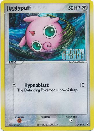 Jigglypuff (53/100) (Stamped) [EX: Crystal Guardians] | Fandemonia Ltd