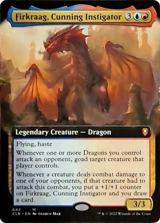 Firkraag, Cunning Instigator (Extended Art) [Commander Legends: Battle for Baldur's Gate] | Fandemonia Ltd