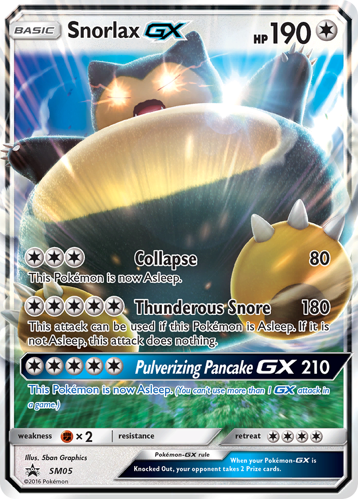 Snorlax GX (SM05) [Sun & Moon: Black Star Promos] | Fandemonia Ltd