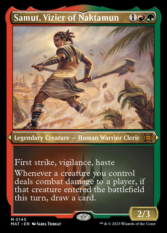 Samut, Vizier of Naktamun (Foil Etched) [March of the Machine: The Aftermath] | Fandemonia Ltd