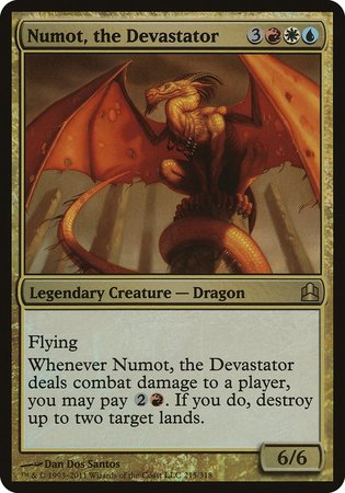 Numot, the Devastator (Oversized) [Commander 2011 Oversized] | Fandemonia Ltd