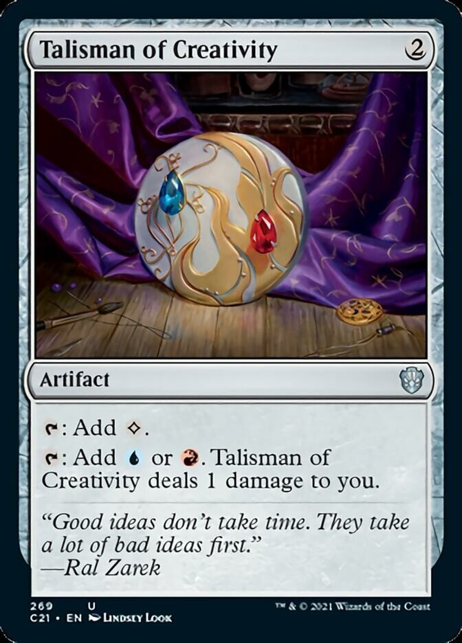 Talisman of Creativity [Commander 2021] | Fandemonia Ltd
