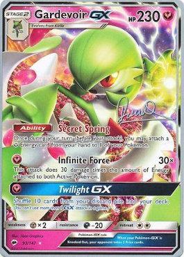Gardevoir GX (93/147) (Infinite Force - Diego Cassiraga) [World Championships 2017] | Fandemonia Ltd