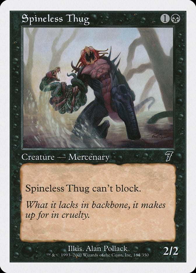 Spineless Thug [Seventh Edition] | Fandemonia Ltd