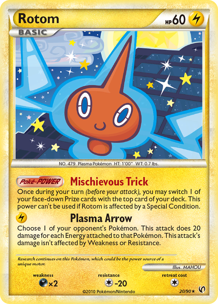 Rotom (20/90) [HeartGold & SoulSilver: Undaunted] | Fandemonia Ltd
